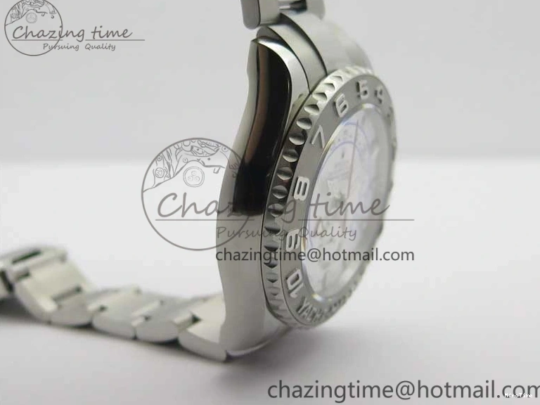 MiroTime 0126 Lightweight YachtMaster II 116689 SS JF 1:1 Best Edition White Dial Ceramic Bezel on SS Bracelet A7750 V 3184